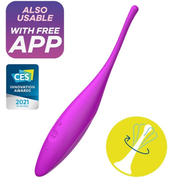 SATISFYER TWIRLING JOY STIMOLATORE CLITORIDEO SEX TOY VIBRANTE