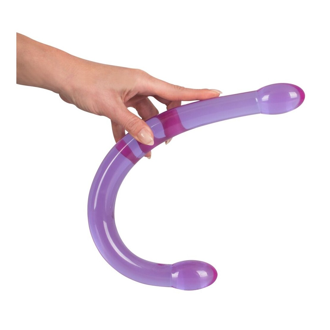 DOUBLE TROUBLE SLENDER FALLO DOPPIO VIOLA 45 CM