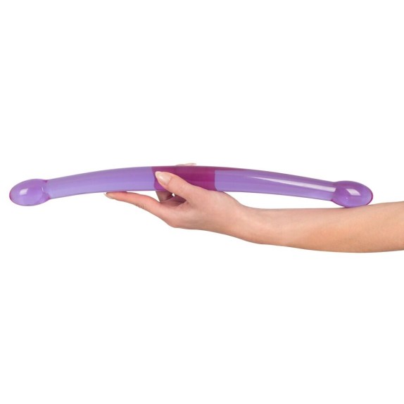 DOUBLE TROUBLE SLENDER FALLO DOPPIO VIOLA 45 CM