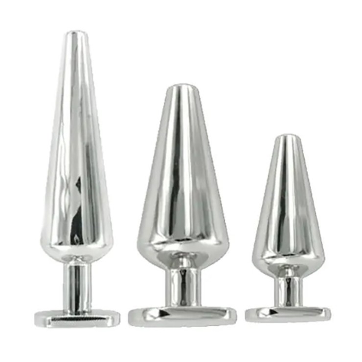 BUTT PLUG- LARGE TAPPO ANALE STAINLESS STEEL 2