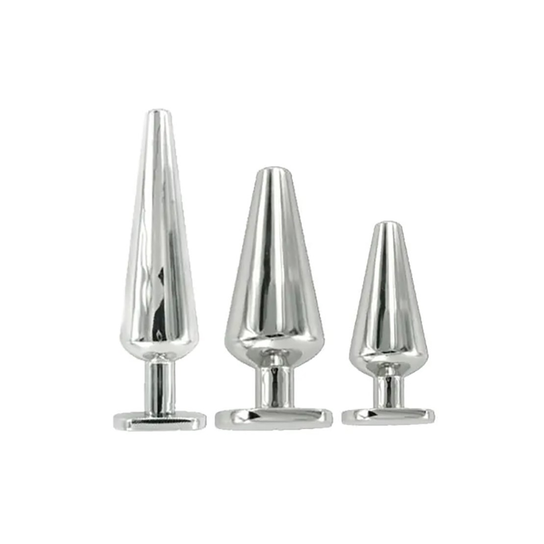 BUTT PLUG- MEDIUM TAPPO ANALE STAINLESS STEEL