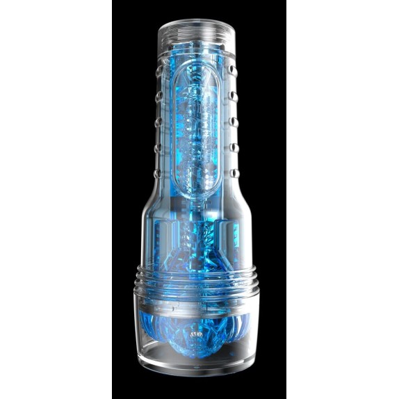 FLESHLIGHT TURBO CORE TRASPARENTE CON CANALE STRETTO E ANELLI INTERNI
