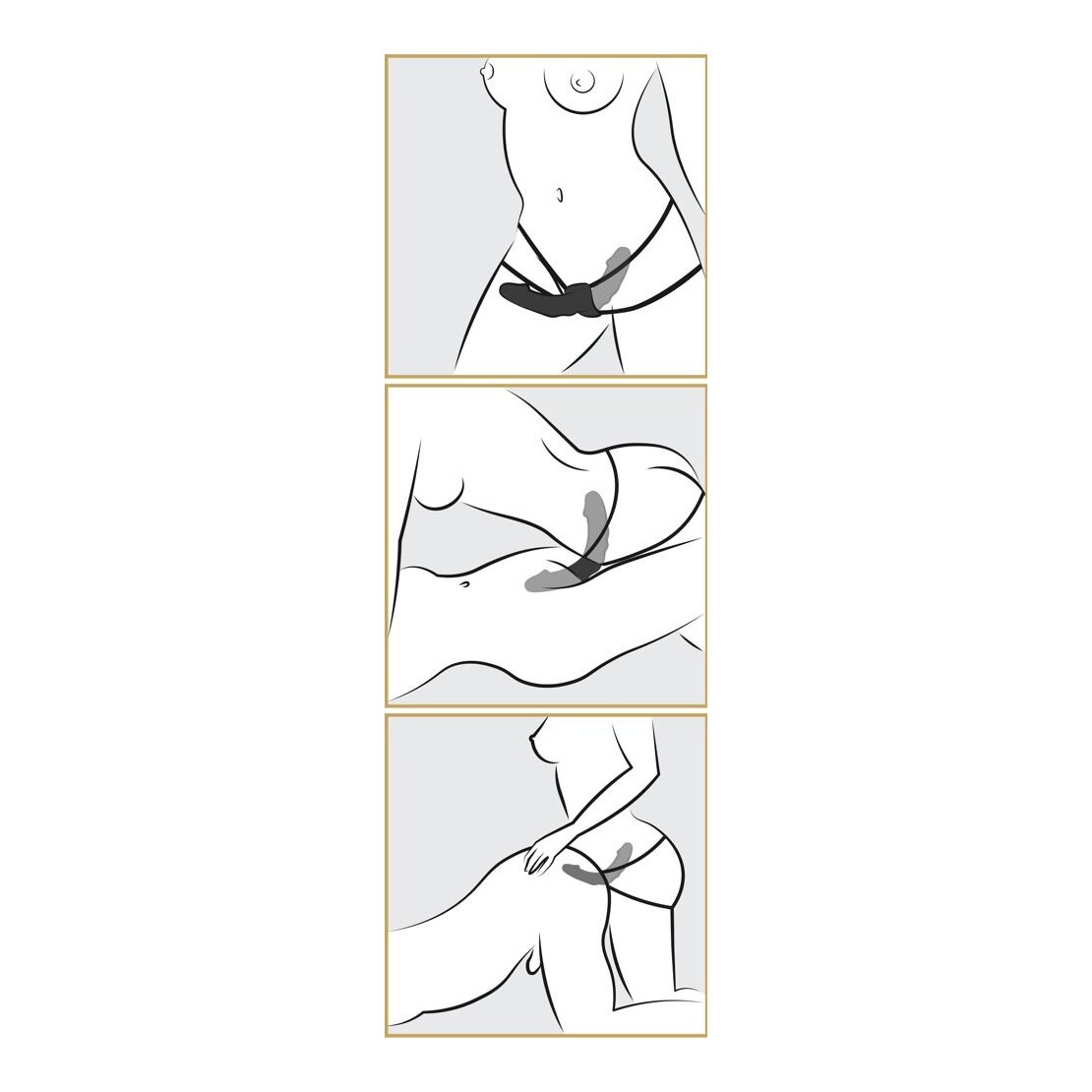 STRAP ON PER DONNA VIBRANTE DOUBLE DELIGHT