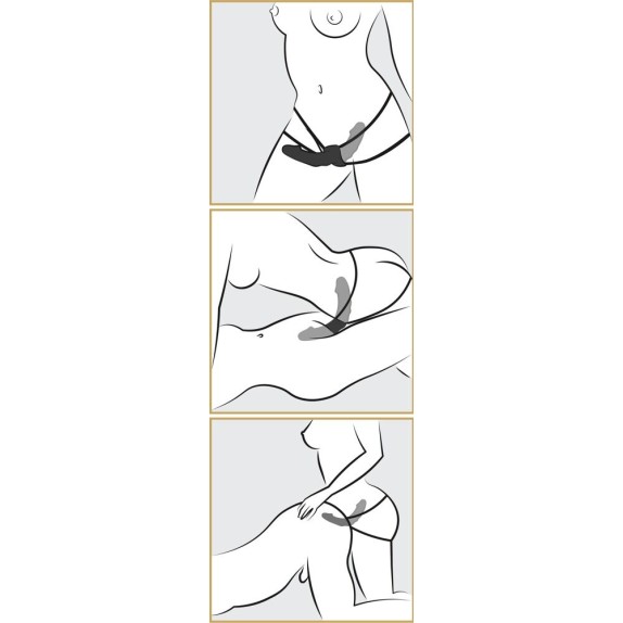 STRAP ON PER DONNA VIBRANTE DOUBLE DELIGHT
