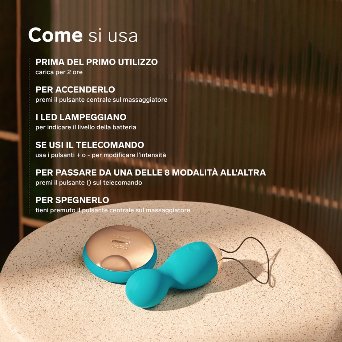 HULA BEADS PALLINE RUOTANO E VIBRANO WIRELESS