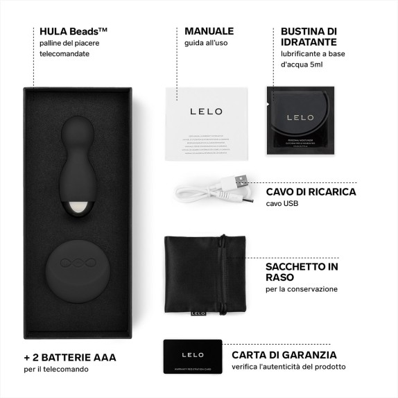 HULA BEADS PALLINE RUOTANO E VIBRANO WIRELESS