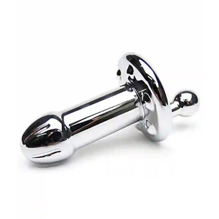 ROTATING REAMER BUTT PLUG IN ACCIAIO INOSSIDABILE