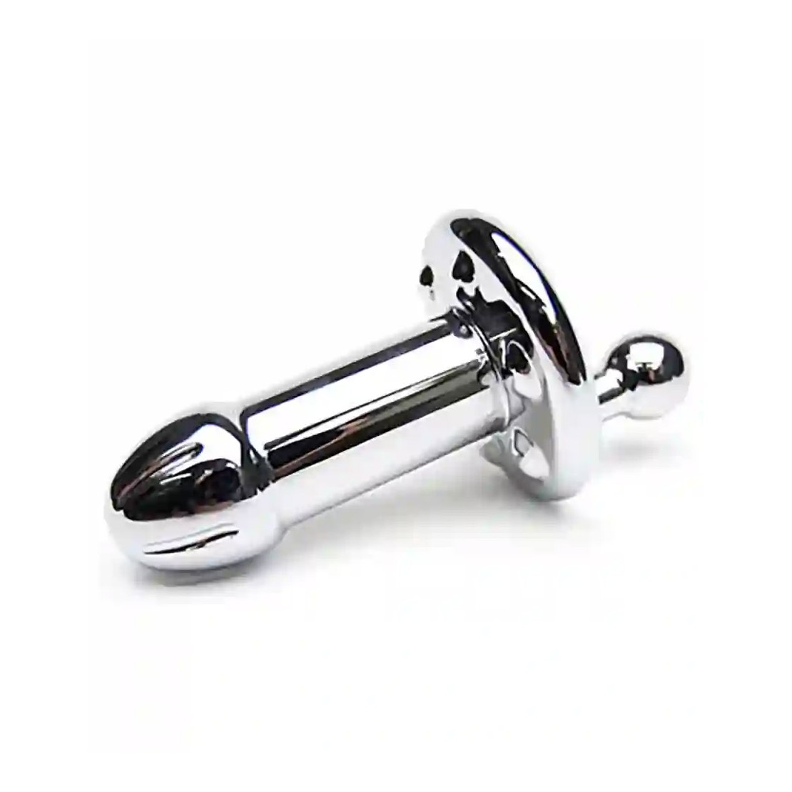 ROTATING REAMER BUTT PLUG IN ACCIAIO INOSSIDABILE