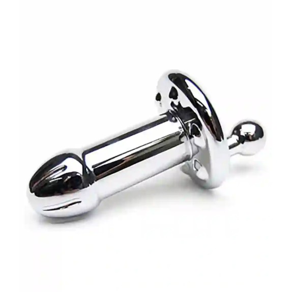 ROTATING REAMER BUTT PLUG IN ACCIAIO INOSSIDABILE