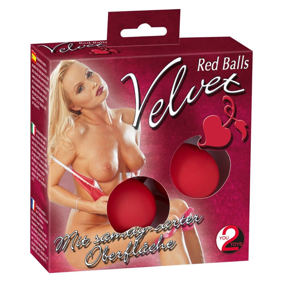 2 PALLINE VAGINALI AUTOVIBRANTI VELVET