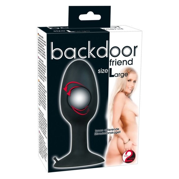 TAPPO-PUG ANALE AUTOVIBRANTE SILICONE LARGE