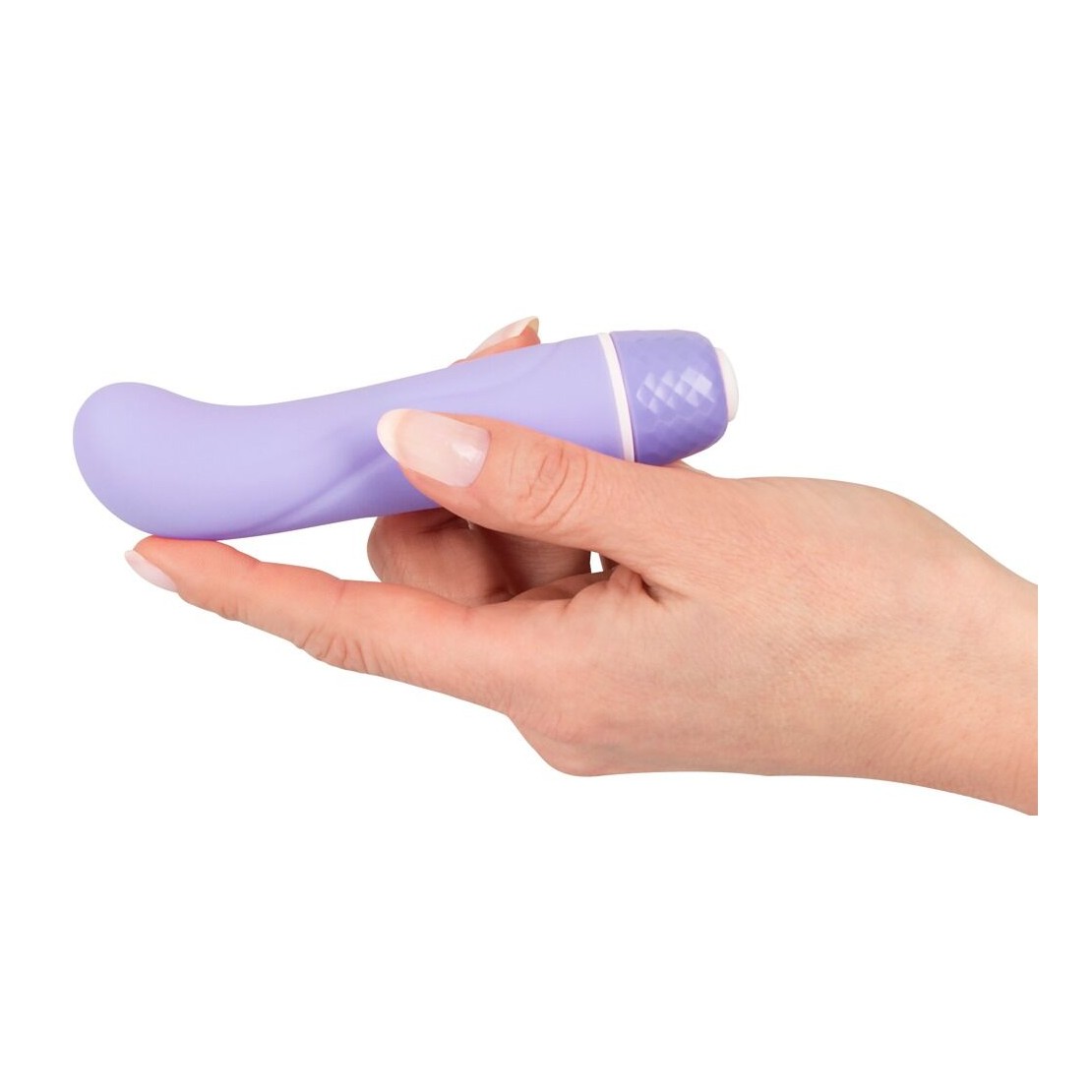 VIBRATORE PICCOLO PUNTO G SMILE LILLA IN SILICONE
