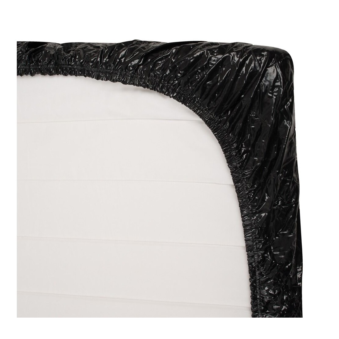 LENZUOLO IMPERMEABILE NERO CON ANGOLI 220*220