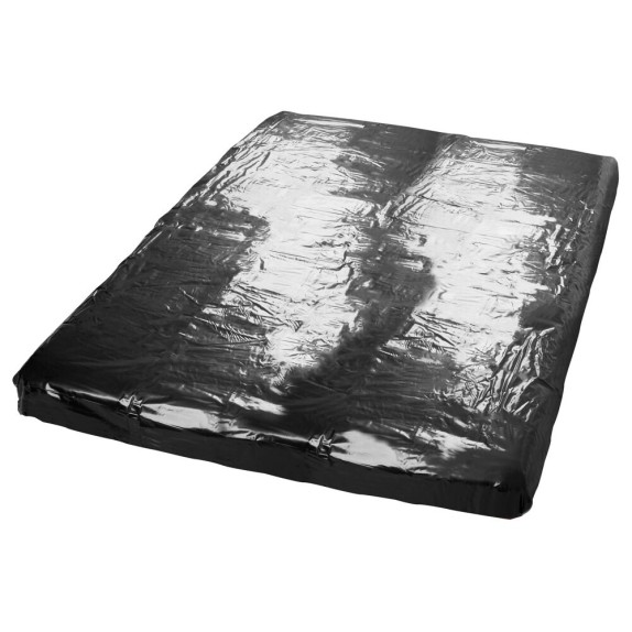 LENZUOLO IMPERMEABILE NERO CON ANGOLI 220*220