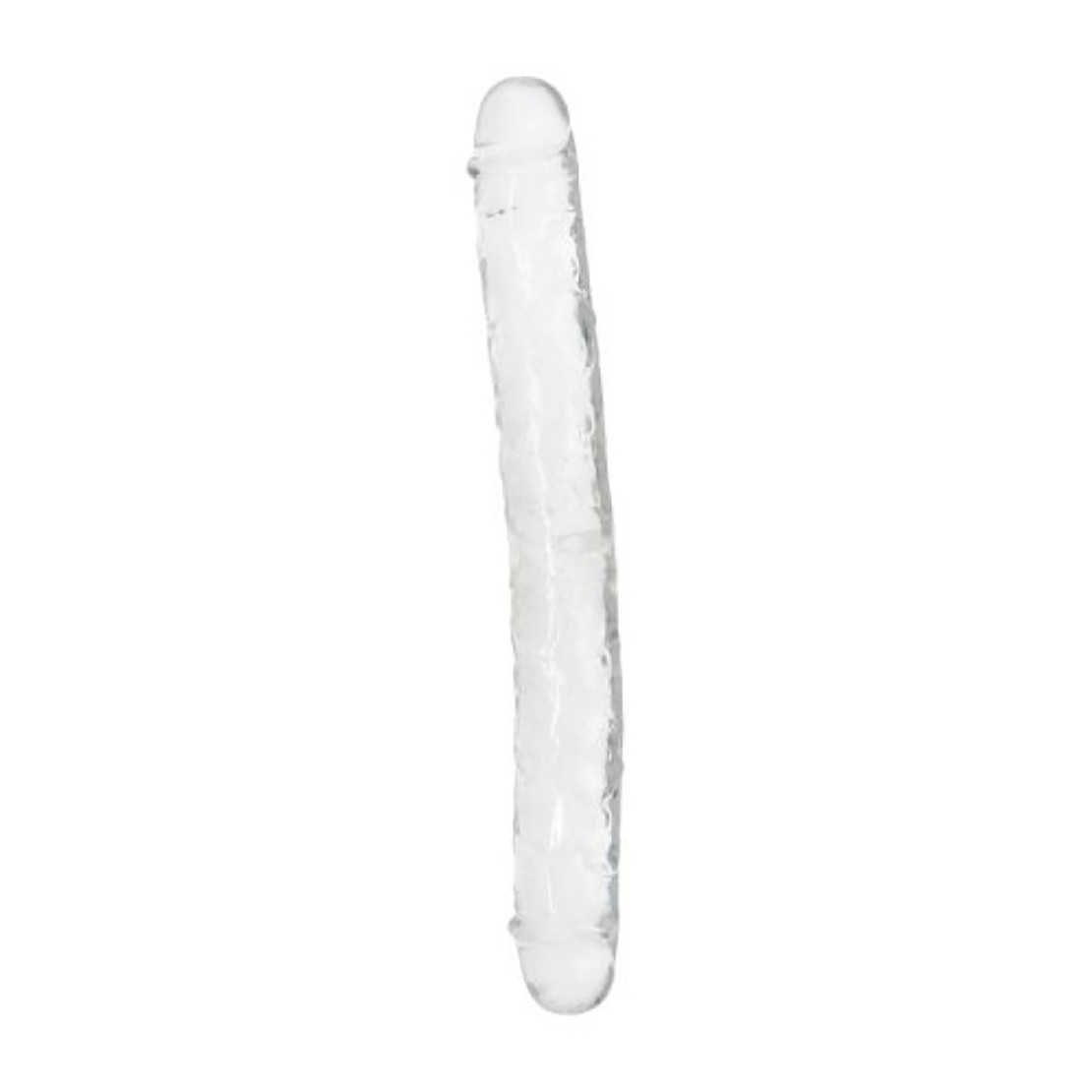 DILDO TRASPARENTE FALLO REALISTICO DOPPIA TESTA...