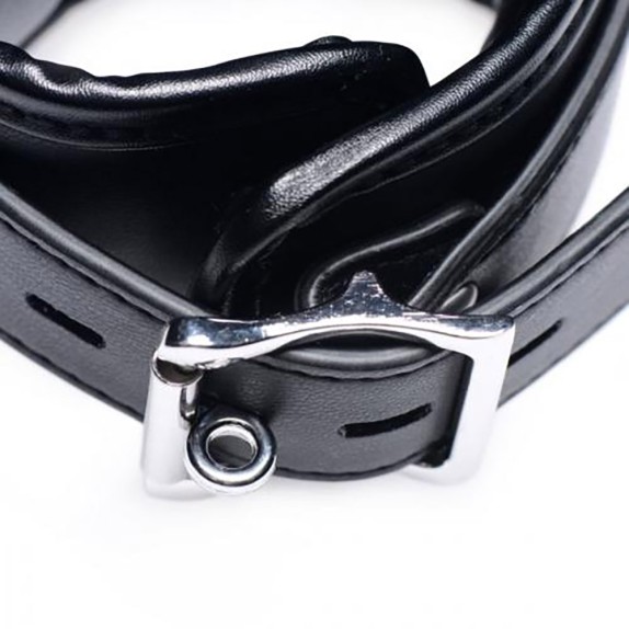 COSTRITTIVO BDSM CON MANETTE E SUPPORTO PER IL COLLO E GAMBE
