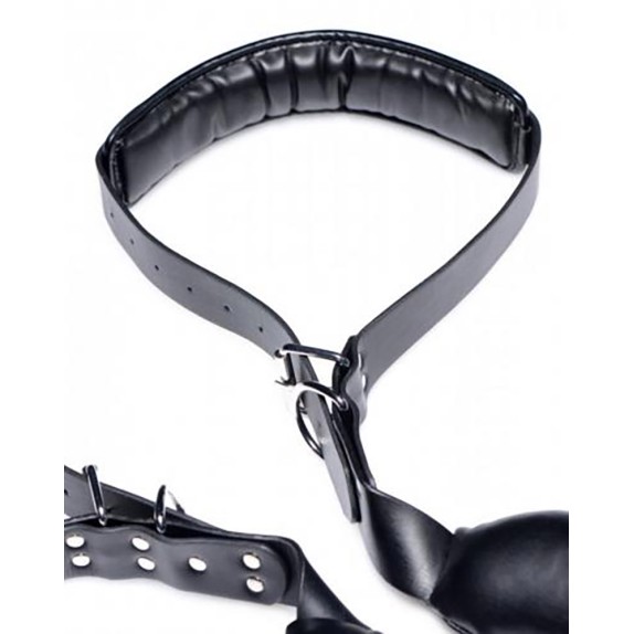 COSTRITTIVO BDSM CON MANETTE E SUPPORTO PER IL COLLO E GAMBE