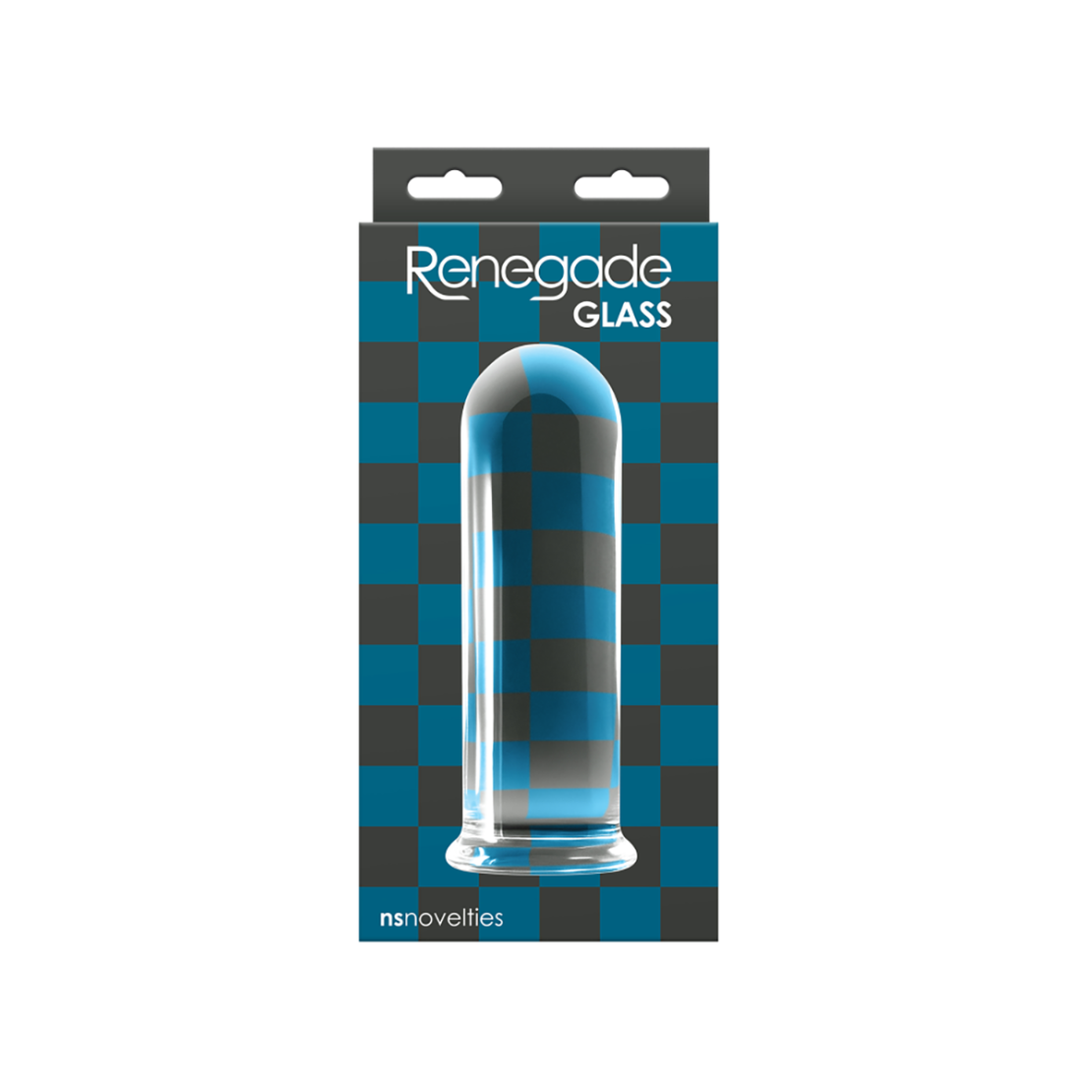 DILDO IN VETRO LISCIO A FORMA CILINDRICA DA...