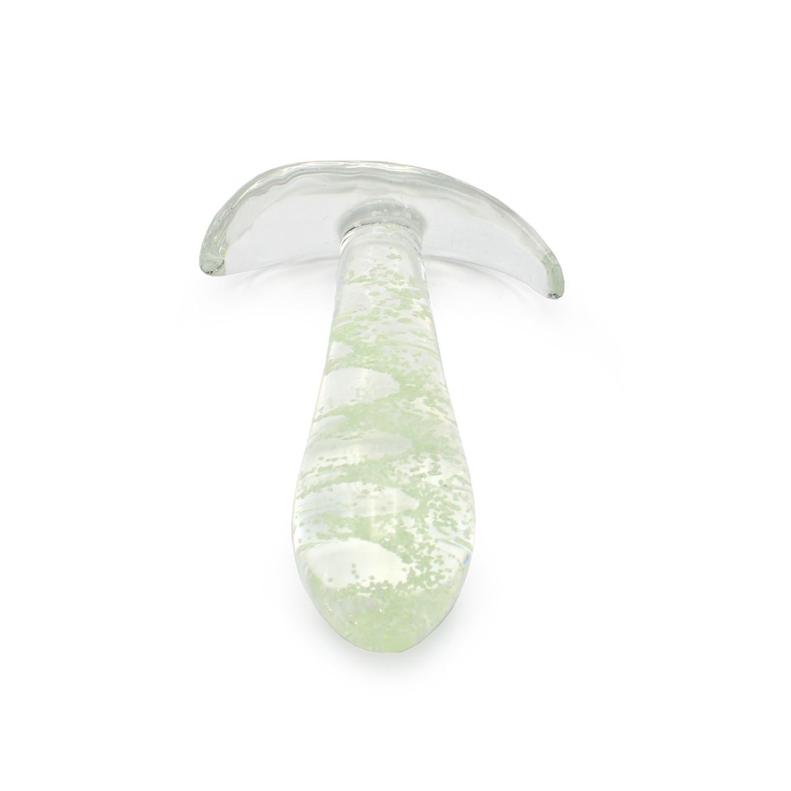 PLUG ANALE IN VETRO SEX TOY UNISEX GLOW IN THE...