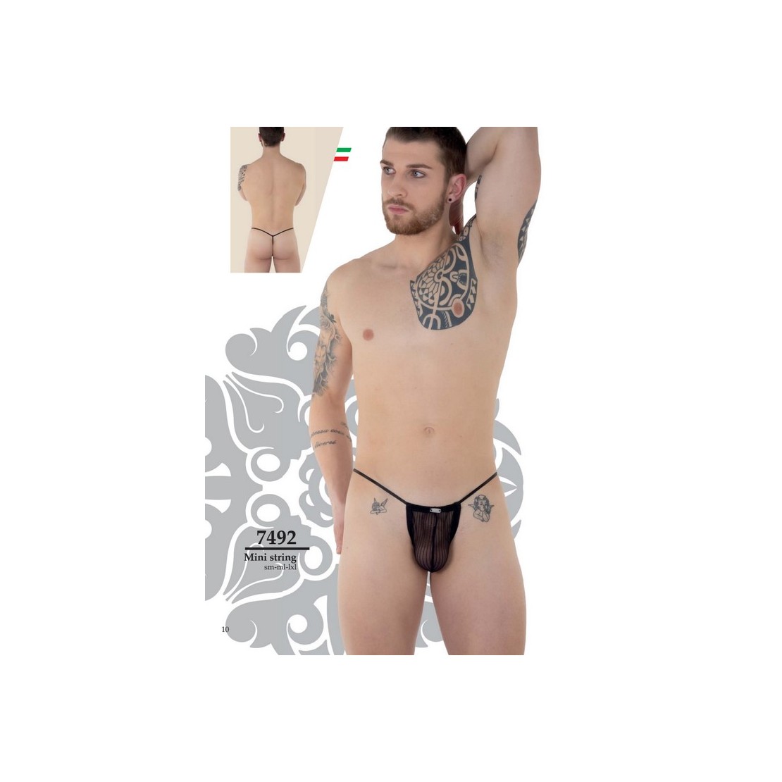 MINISTRING SEXY PER UOMO EFFETTO PUSH UP...