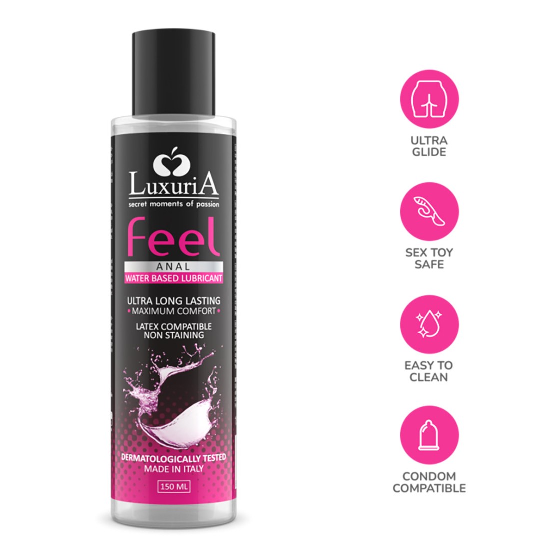 LUBRIFICANTE ANALE LUXURIA FEEL ANAL 150 ML