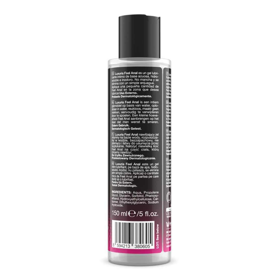 LUBRIFICANTE ANALE LUXURIA FEEL ANAL 150 ML