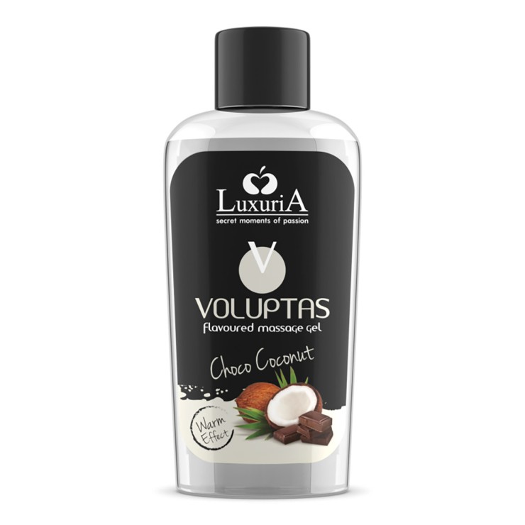 OLIO COMMESTIBILE AL COCCO E CIOCCOLATO PER SEXY MASSAGGIO