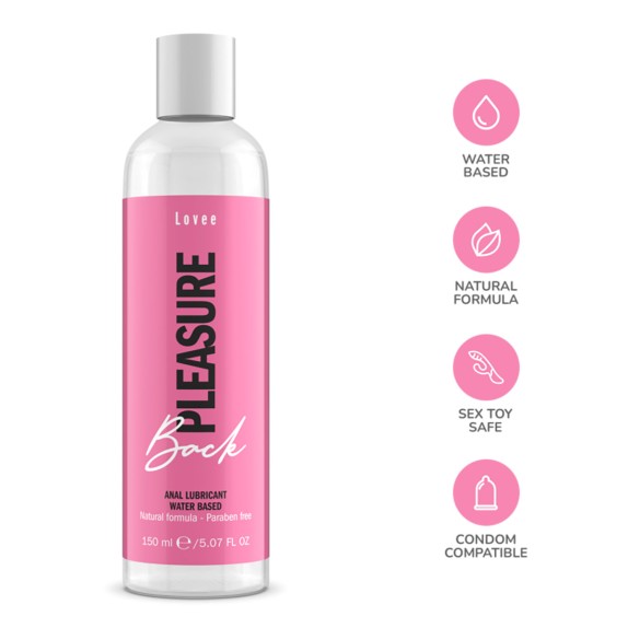LUBRIFICANTE ANALE A BASE D'ACQUA NATURALE BACK PLEASURE