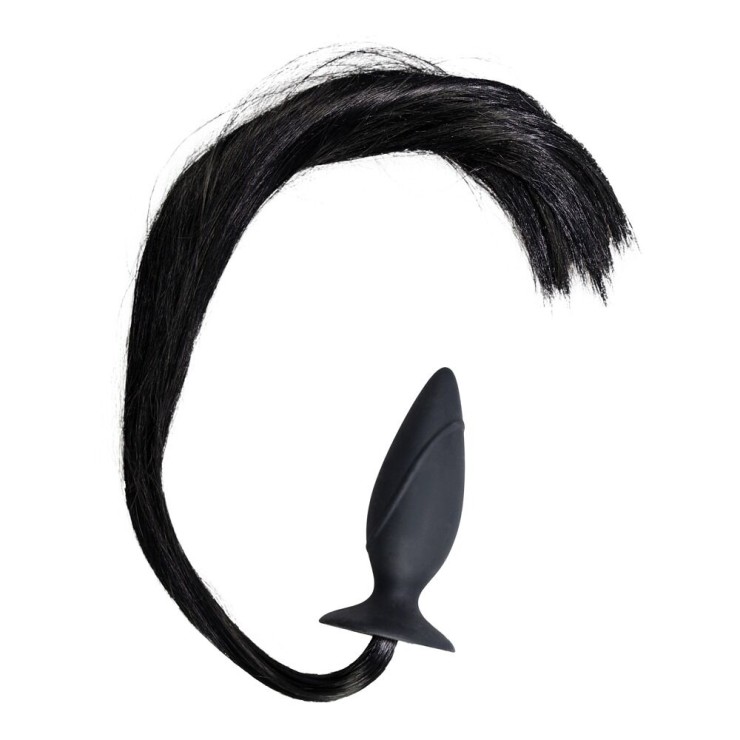 TAPPO ANALE CON CODA DA CAVALLO IN SILICONE 2