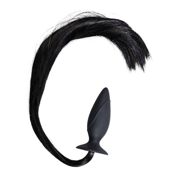 TAPPO ANALE CON CODA DA CAVALLO IN SILICONE