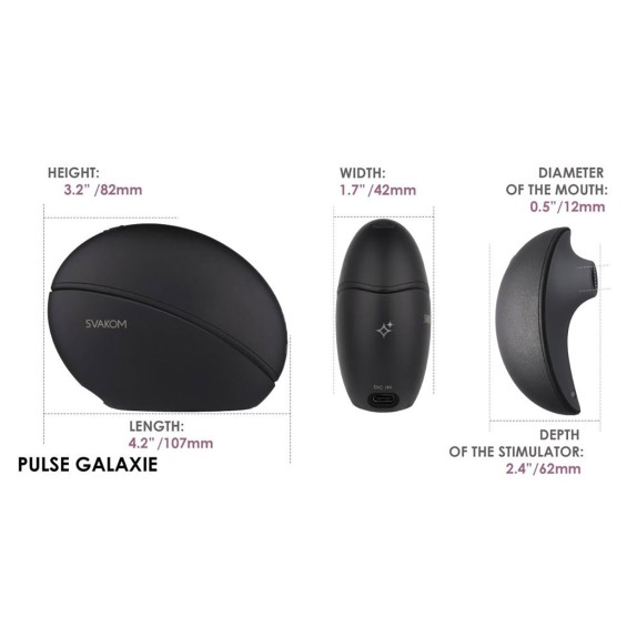 SUCCHIA CLITORIDE SEXY CON APP E PROIETTORE DI GALASSIE PULSE GALAXIE