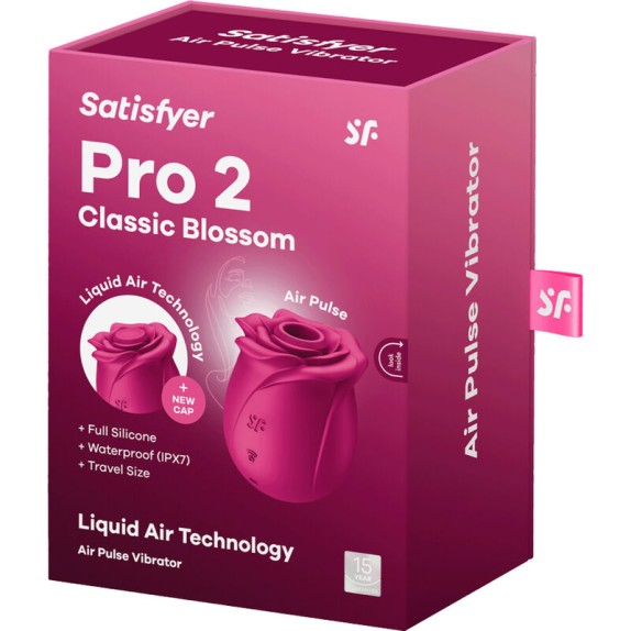 SUCCHIA CLITORIDE A FORMA DI ROSA CON NUOVA TESTINA PRO 2 CLASSIC BLOSSOM