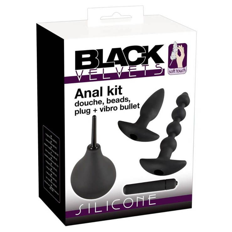 KIT PER IL PIACERE ANALE BLACK VELEVETS