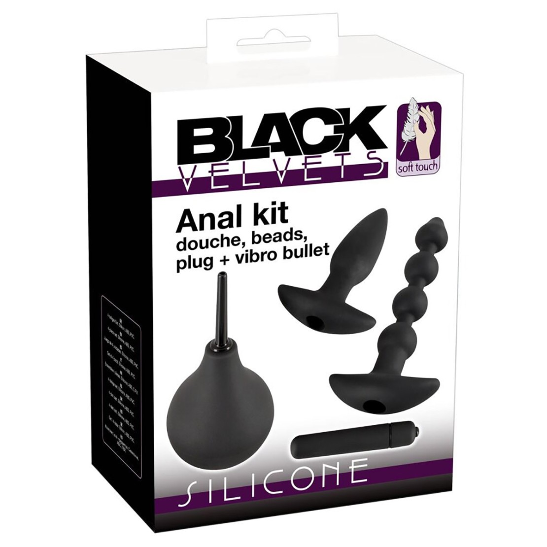 KIT PER IL PIACERE ANALE BLACK VELEVETS