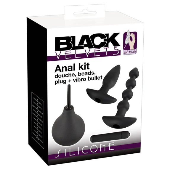 KIT PER IL PIACERE ANALE BLACK VELEVETS
