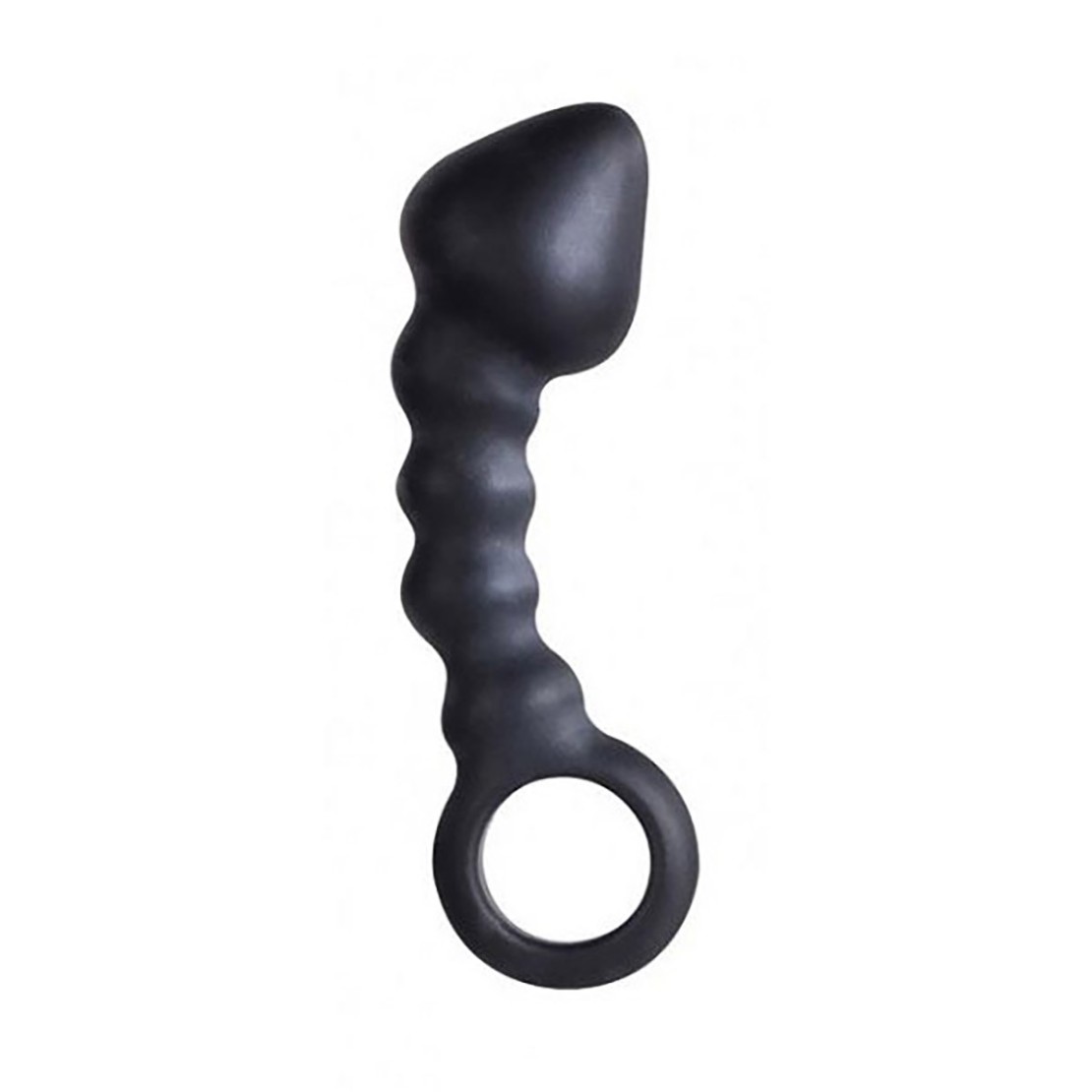 DILDO ANALE IN SILICONE NERO ASS CORK