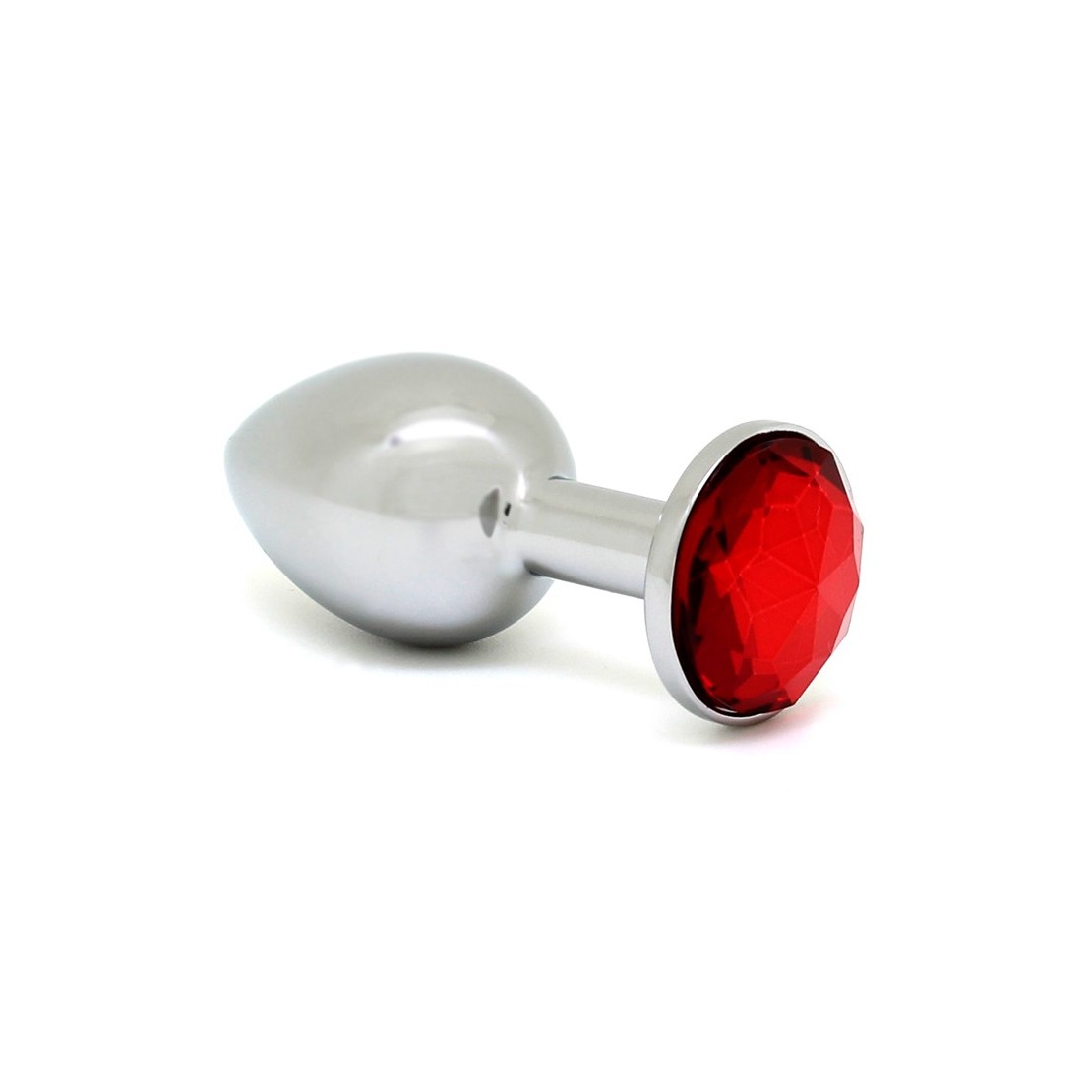 TAPPO ANALE ACCIAIO DIAMANTE ROSSO 140 GRAMMI