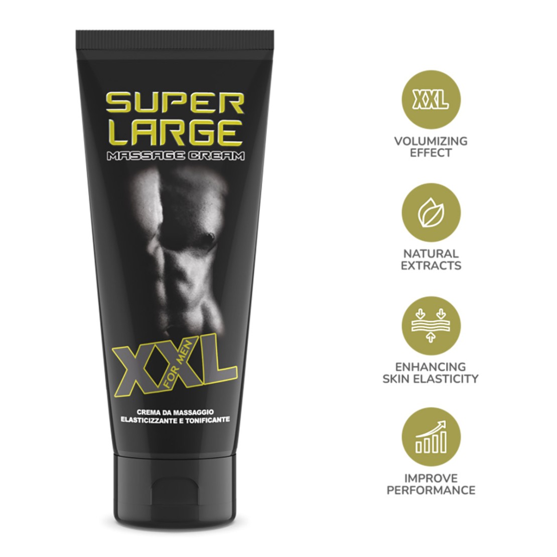 SUPER LARGE CREMA VOLUMIZZANTE PENE 75 ML