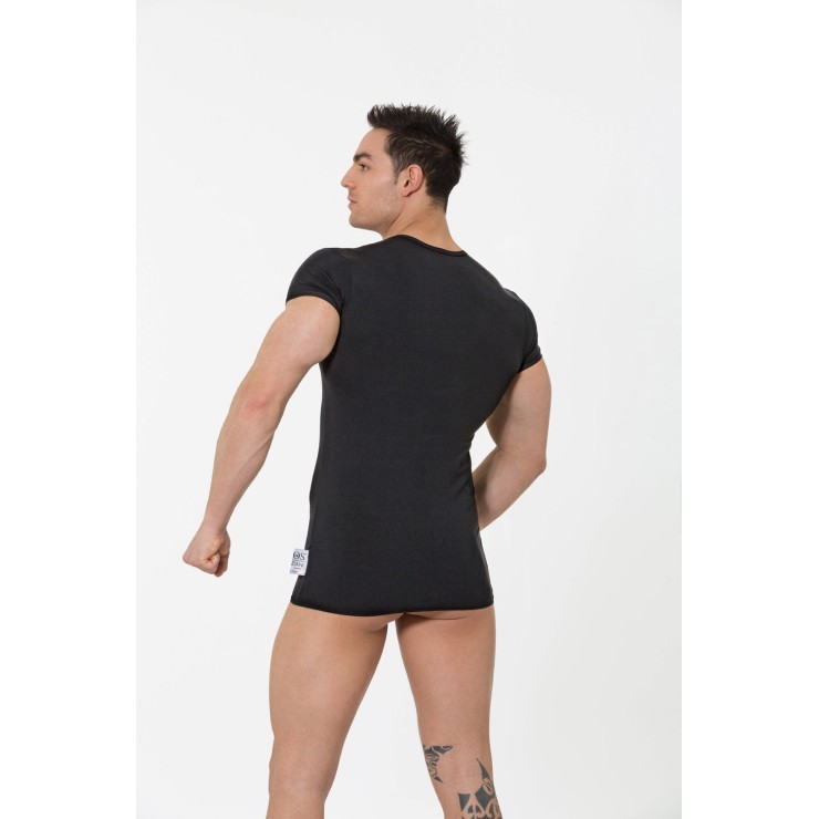 copy of MAGLIETTA INTIMA UOMO ELASTICIZZATA NERA 2