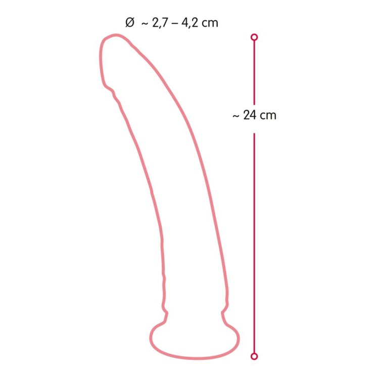 FALLO REALISTICO CON VENTOSA ALLA BASE 24 CM 2