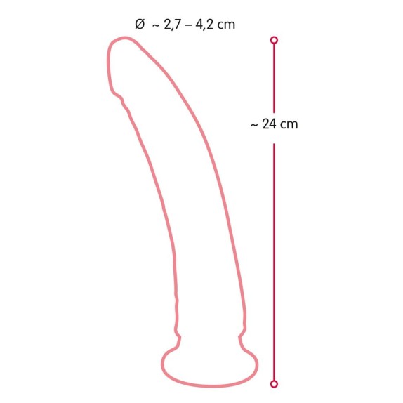 FALLO REALISTICO CON VENTOSA ALLA BASE 24 CM