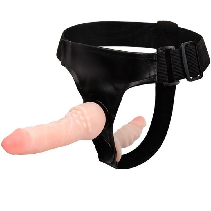 HARNESS STRAP-ON DOPPIO PER DONNA CON VAC-U-LOCK 2