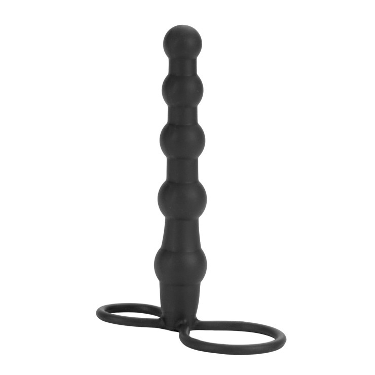 DILDO ANALE CON ANELLI SEX TOY PER DOPPIA PENETRAZIONE 2