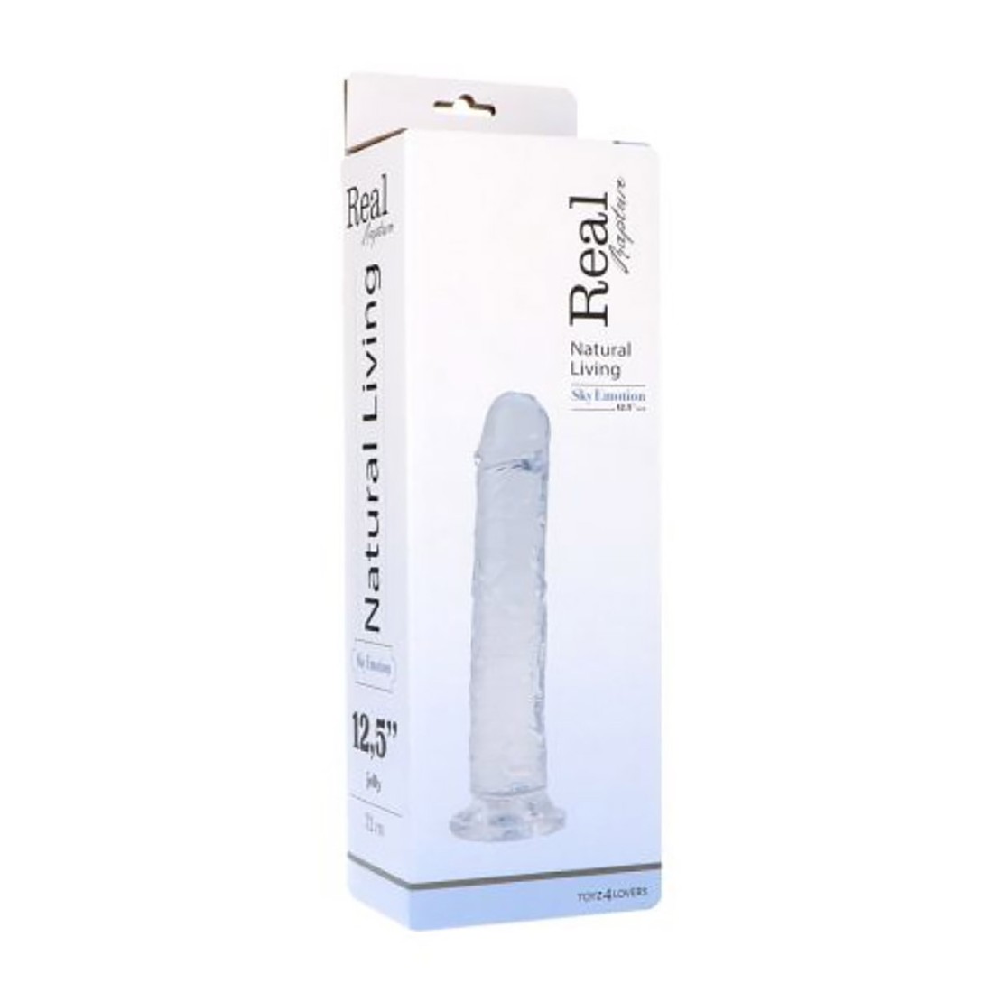DILDO TRASPARENTE REALISTICO ... CM FALLO CON...