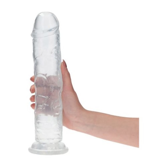 DILDO TRASPARENTE REALISTICO ... CM FALLO CON VENTOSA