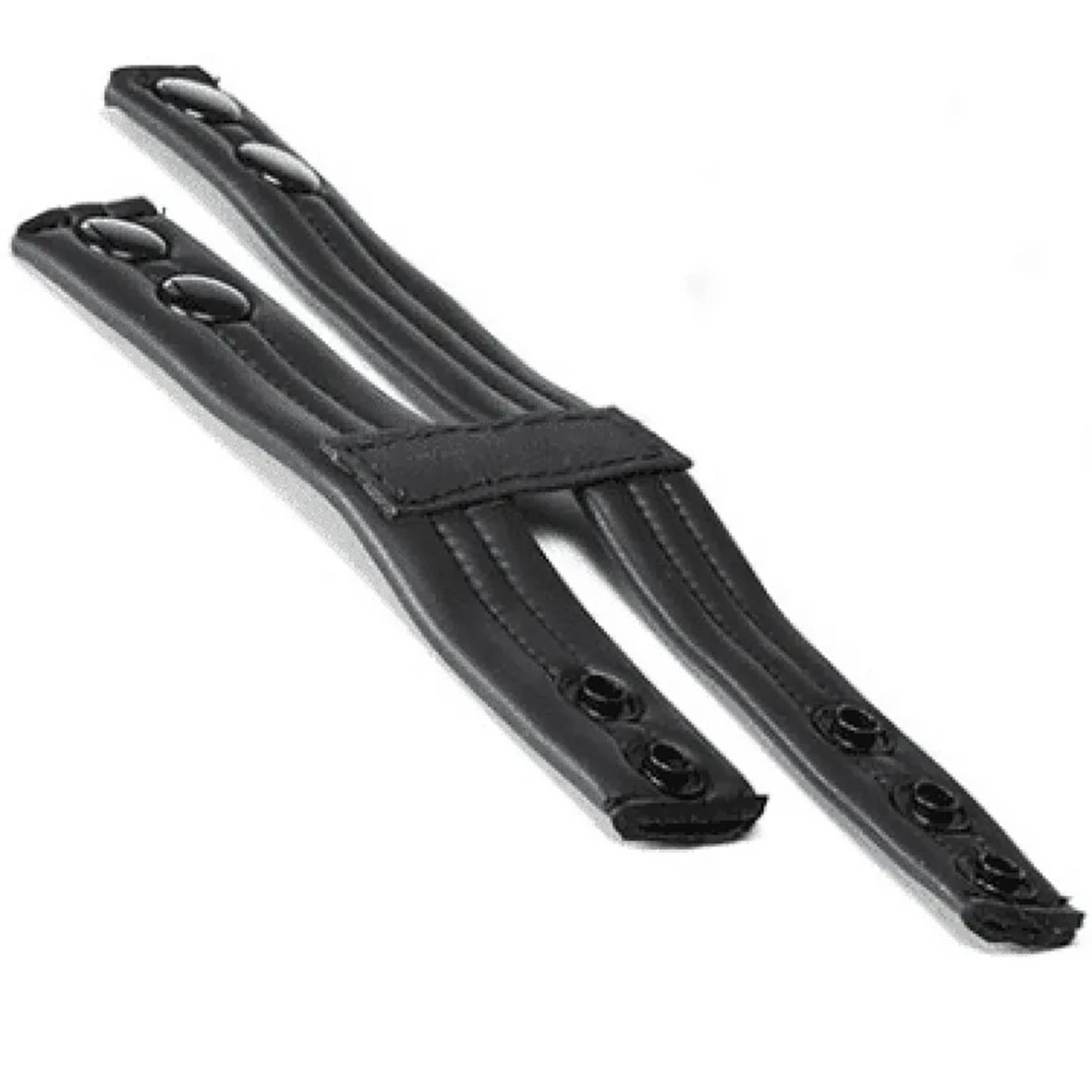ANELLO DOPPIO PER PENE  IN NEOPRENE NERO CON...