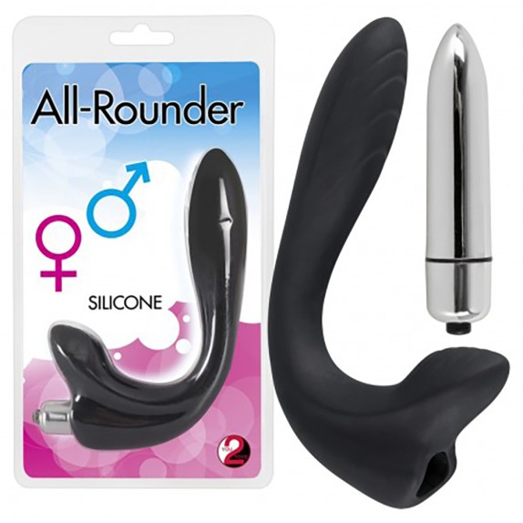 VIBRATORE SIA VAGINALE CHE PROSTATICO IN SILICONE