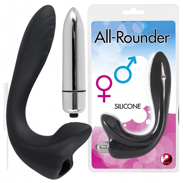 VIBRATORE SIA VAGINALE CHE PROSTATICO IN SILICONE