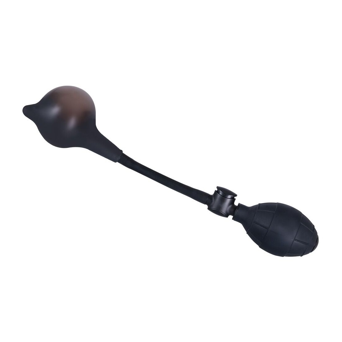 DILDO ANALE GONFIABILE IN ALTO IN SILICONE NERO