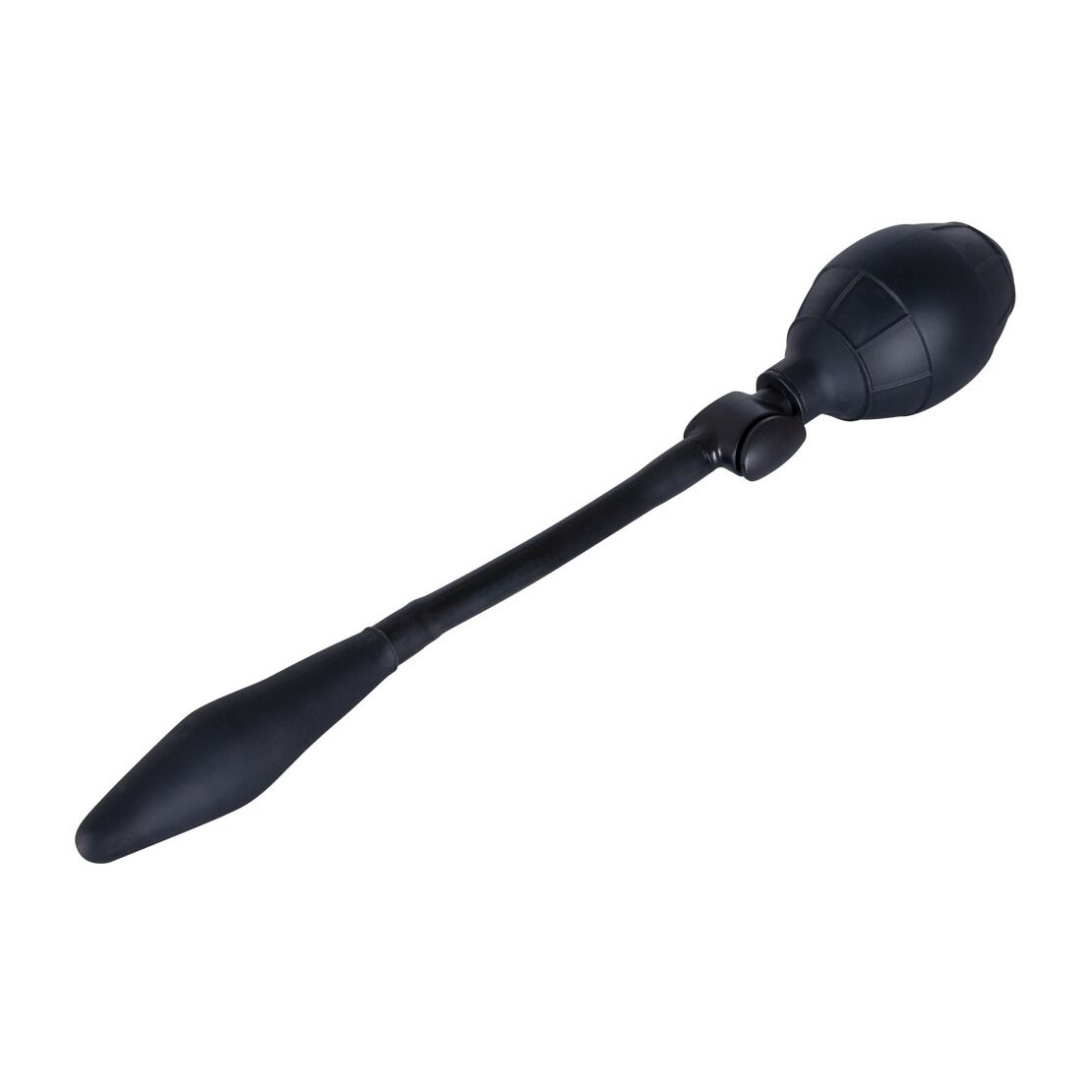 DILDO ANALE GONFIABILE IN ALTO IN SILICONE NERO